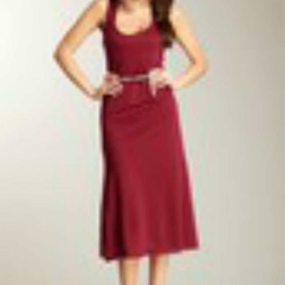Burgandy Sleeveless Dress by Covet - Women's Size S